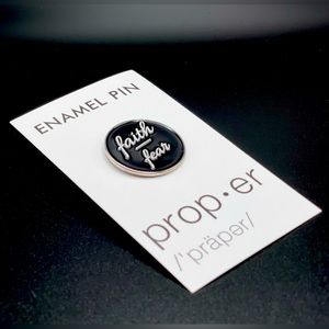 Soft Enamel Lapel Pin - Faith over Fear